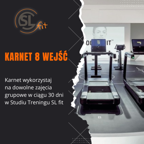 KARNET  8 WEJŚĆ